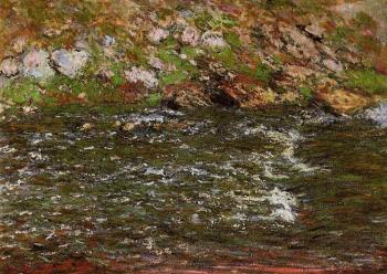 Claude Oscar Monet : Rapids on the Petite Creuse at Freeselines